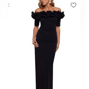 Elegant Xscape black long dress